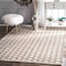 Nuloom Hand Woven Reversible Honeycomb Alisha Jute Area Rug 5ft x 8ft GVHS01A-508 - alternate 1